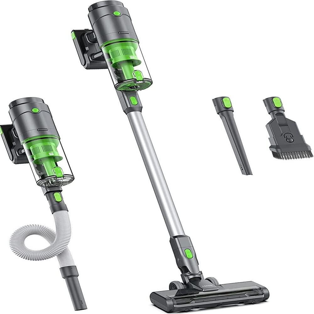 Hypeshops Cordless Stick Vacuum Cleaner Deep Clean Pet Hair 24kPa Strong Suction