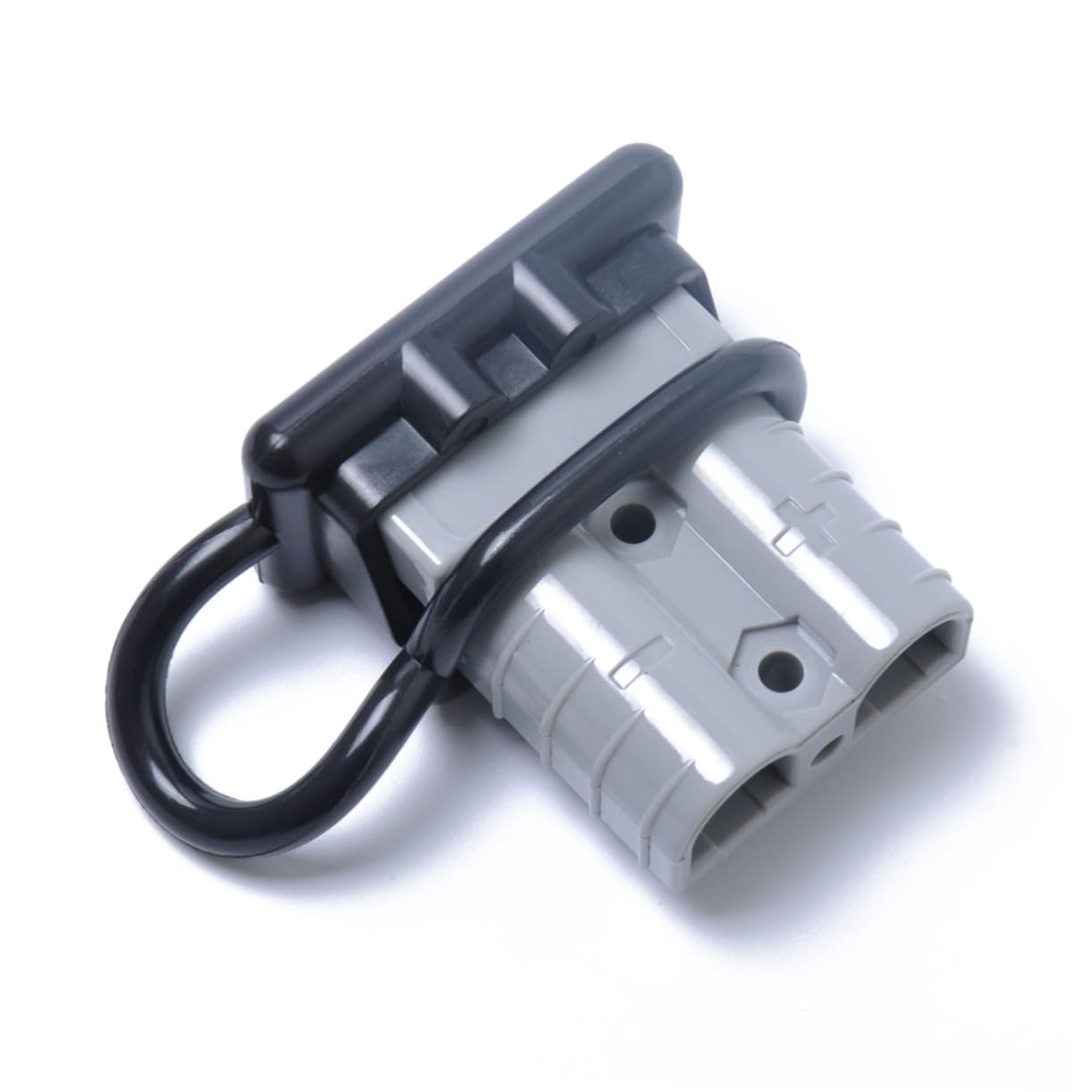 Unomor 50a Forklift Winch Trailer Connector Battery Quick Connectors Gray Polycarbonate High Tension Springs for Solar Panels Caravans