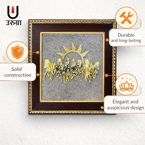urugra 7 Running Horses on Raw Pyrite Frame by tinydabba - 6