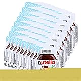 nutella mini glas rewe  Ferrero Nutella Mini Brotaufstrich Schokolade 15g-Nuss-Nougat-Creme (80er Pack)