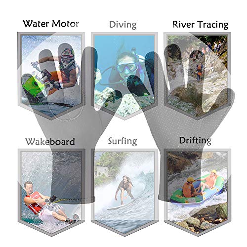 Icookii 3Mm Neoprene Diving Gloves Anti-Slip Wetsuit Gloves For Men Women Water Gloves For Diving Snorkeling Paddling Surfing Kayaking Canoeing Spearfishing Skiing #TOP5