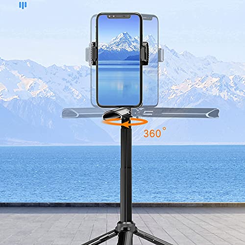 ChaoriMall Selfie Stick Stativ mit Bluetooth Fernbedienung 2 Rotation Handyhalter 1/4 Zoll Schraube Einbeinstativ 80cm… – Bild 6