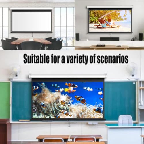 Pantalla para proyector manual 60 pulgadas 4:3 miniatura 4