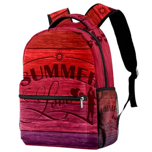 Sac à dos d'école multicolore pour adolescents et filles - 29.4x20x40cm
