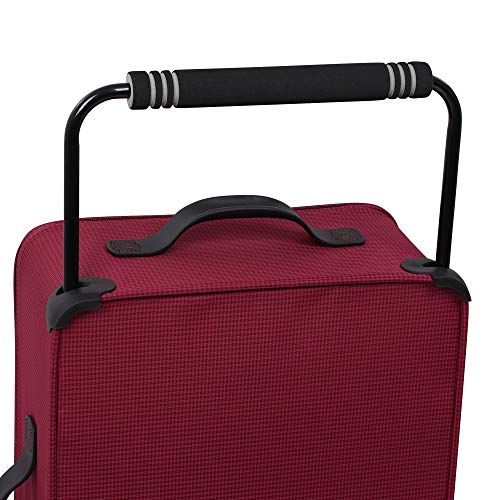 it luggage World's Lightest Los Angeles Softside Upright, Persian Red, Checked-Large 33-Inch - Thumbnail 6