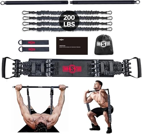 Innstar Multi-Function Resistance Bands for Working Out, Push Up Exercise Bands Resistance Bands Set...