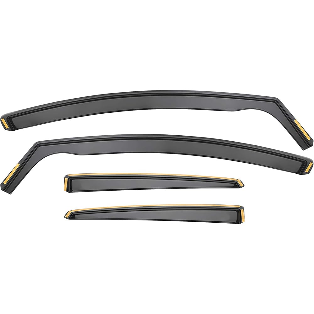 Woniyal 4 Pcs Wind Deflectors for TOYOTA ALPHARD MK1 AH10 2002-2007, Rain Guards Window Visor, Reduce Wind Turbulence, Side Vent Visor Accessories, Acrylic Plastic