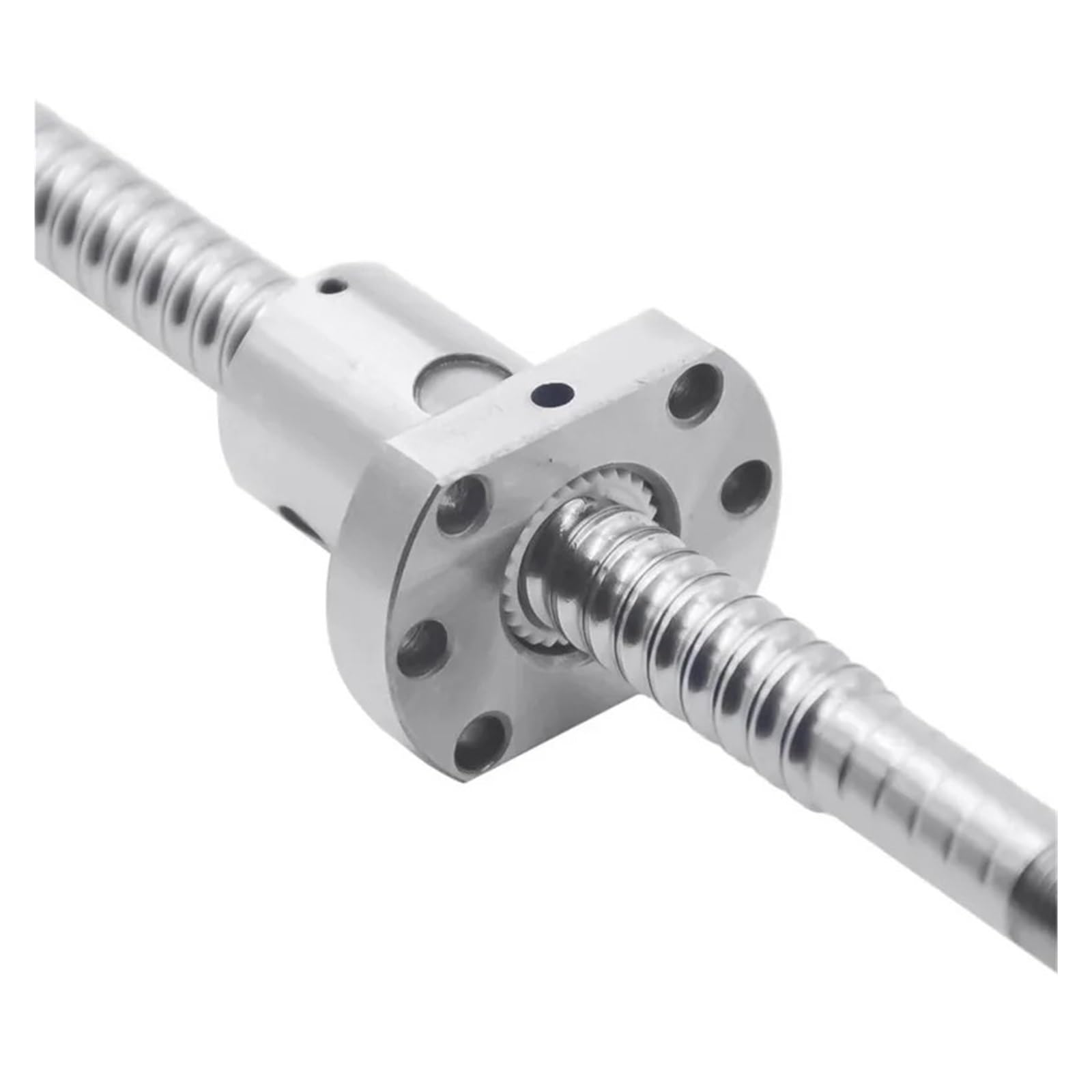 Vis à billes 1204 SFU1204 BK/BF10, extrémité usinée, 12mm, mouvement linéaire, 200mm 550mm, rouleau C7 avec écrou, pièces CNC(400mm With nut)