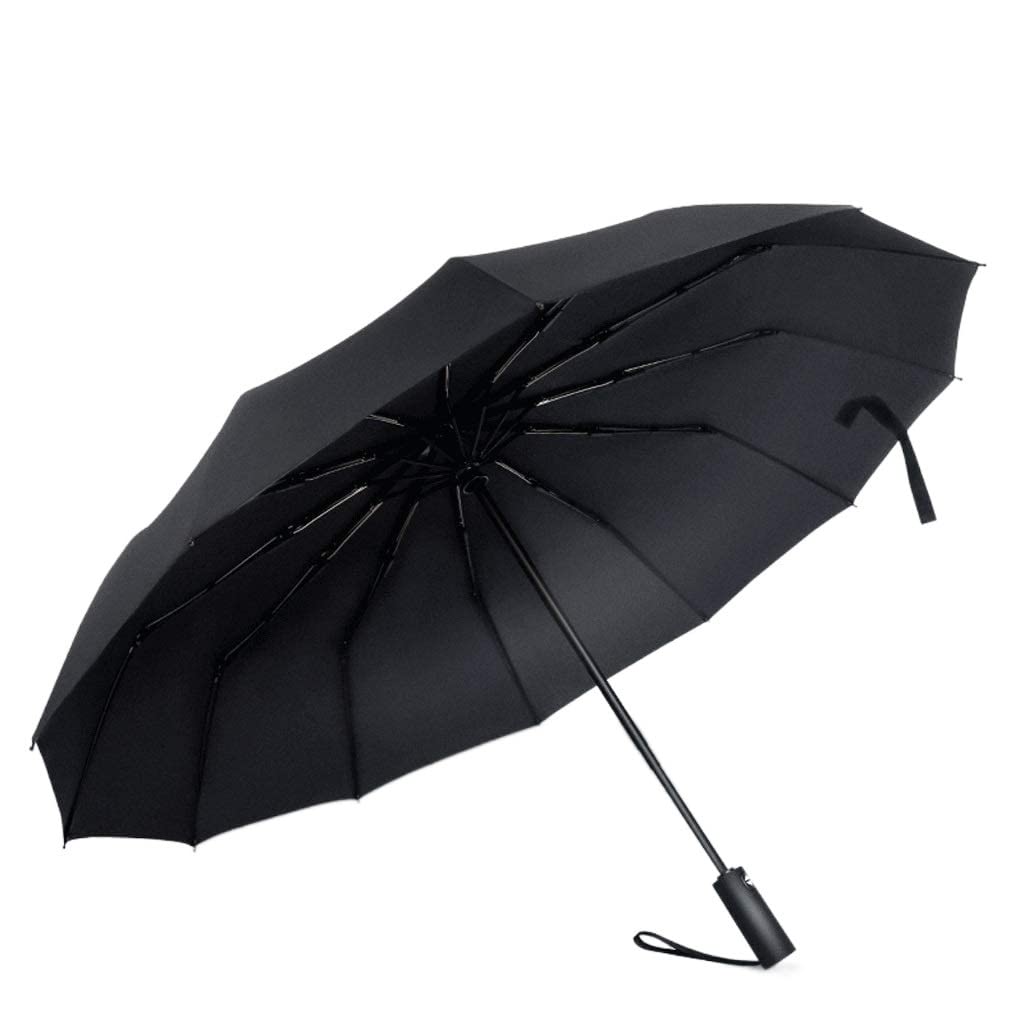Parapluie pliant automatique anti vent à 12 nervures - 7