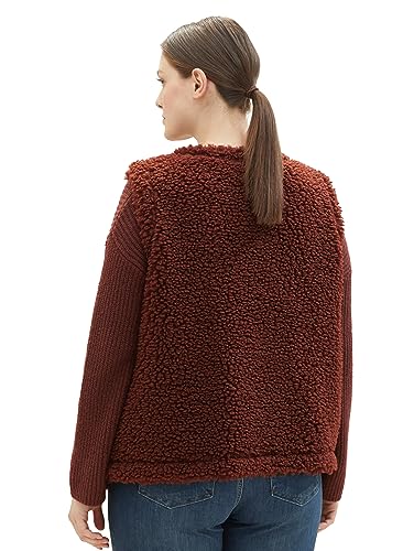 Chaleco de peluche para mujer TOM TAILOR con aislamiento térmico y bolsillos 3