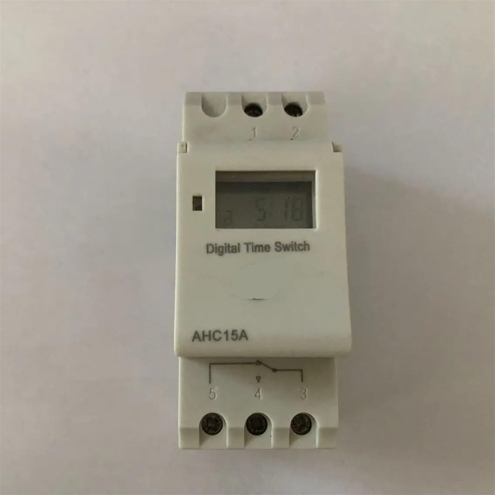 THC15A interruptor de temporizador Digital programable diario/semanal relé de interruptor de tiempo de carril Din 16A 220V AC 230V 110V 24V 12VDC 1 Uds(AC220V)