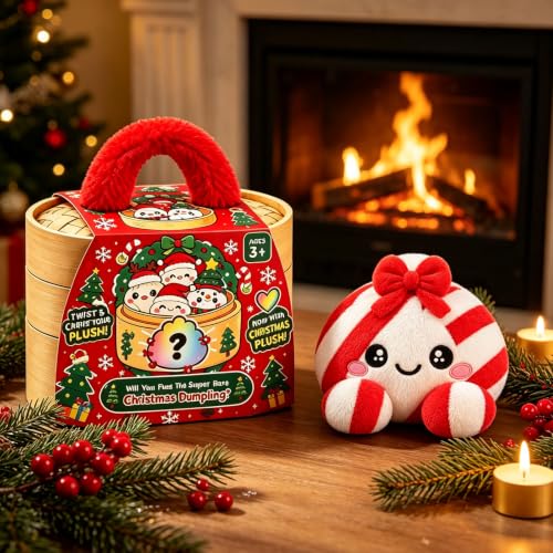 Plush Stuffed Dumpling Squishies, 3.94" Big Rainbow Squishes with Steamer - image 3