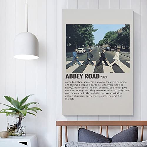 Poster décoratif sur toile The Beatles Abbey Road – Décoration murale moderne pour chambre à coucher – 40 x 60 cm - Les Beatles, Paul McCartney, John Lennon, RIngo Starr, George Harrison Poster décoratif sur toile The Beatles Abbey Road - Décoration murale moderne pour chambre à coucher - 40 x 60 cm – Image 6