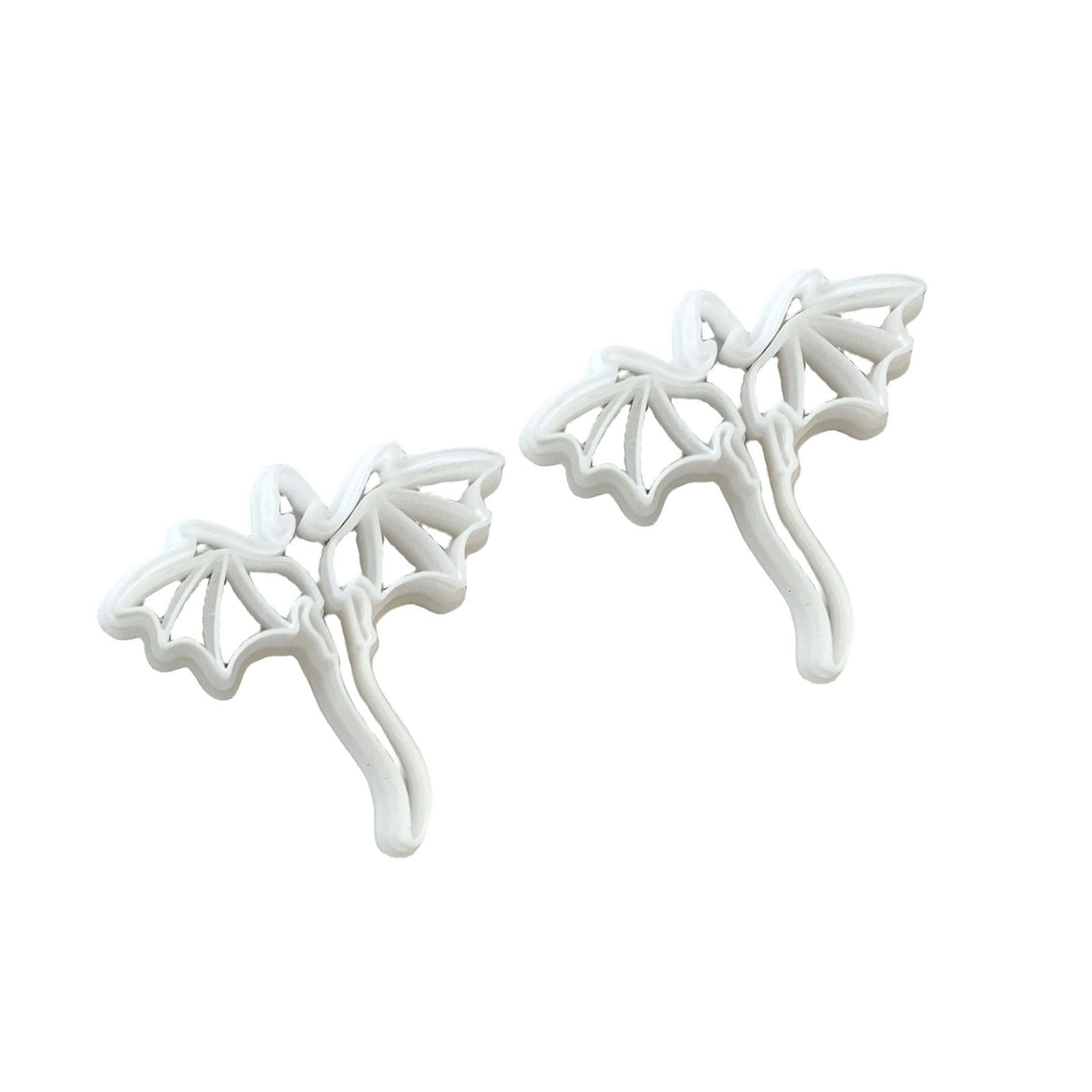 Jazuaiao 2Pcs Halloween Themed Clay Earring Maker Tool for Clay Earrings Halloween Themed Earring Molds Cutter Jewelry Making Tool