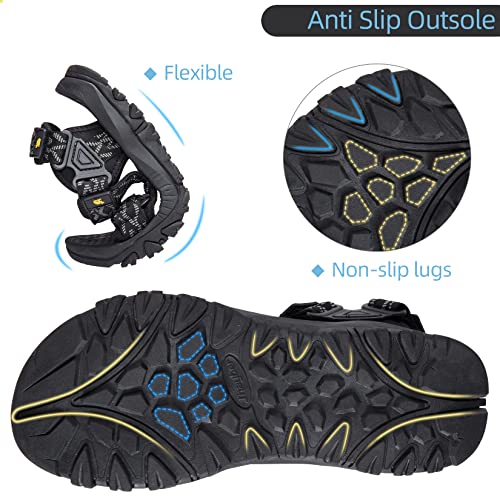 CAMELSPORTS Men’s Sandals Hiking Athletic Sandals Non-slip Water Sandals Comfortable Sport Sandals Open Toe Casual Beach Sandals3