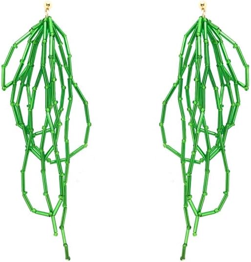 Size 6mm Glass Bugle Tube Beads with Beading Needles About 7680pcs in Box,24 Multicolor Assortment Length 6mm Tube Beads for Jewelry Making (320pcs/Color, 24 Colors) - Image 5