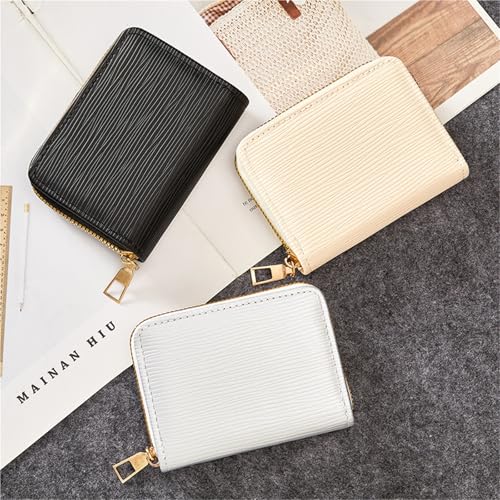 Wallet Card Holder Cute Cartoon Anti-demagnetization Coin Purse(White)3