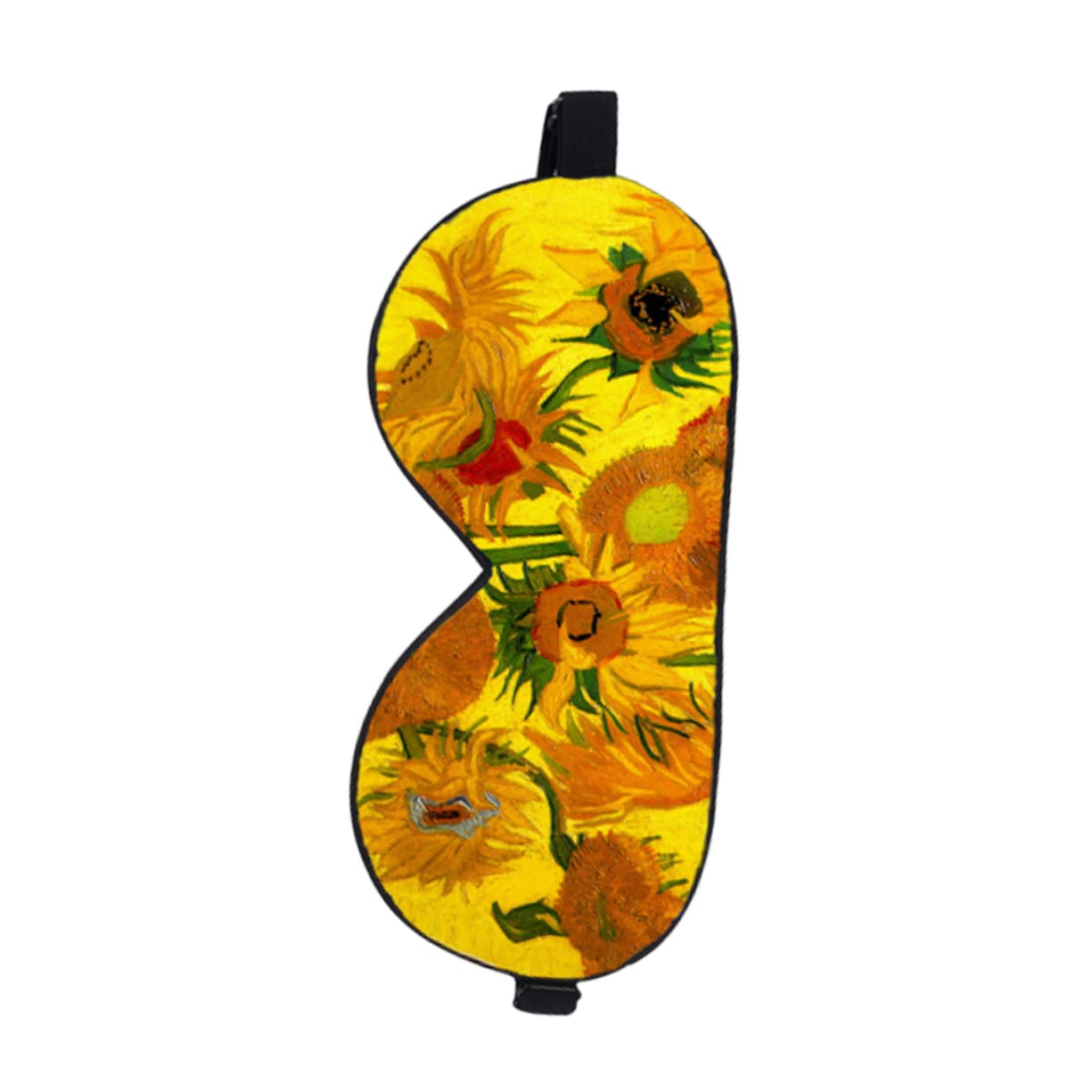 SOLUSTRE 3stücke Sunflower Pattern Doppel-lagen Seiden Schlafmaske Bequeme Augenbinde Für Ungestörten Schlaf Für Und Zuhause Leicht Und Atmungsaktiv Blockiert Licht