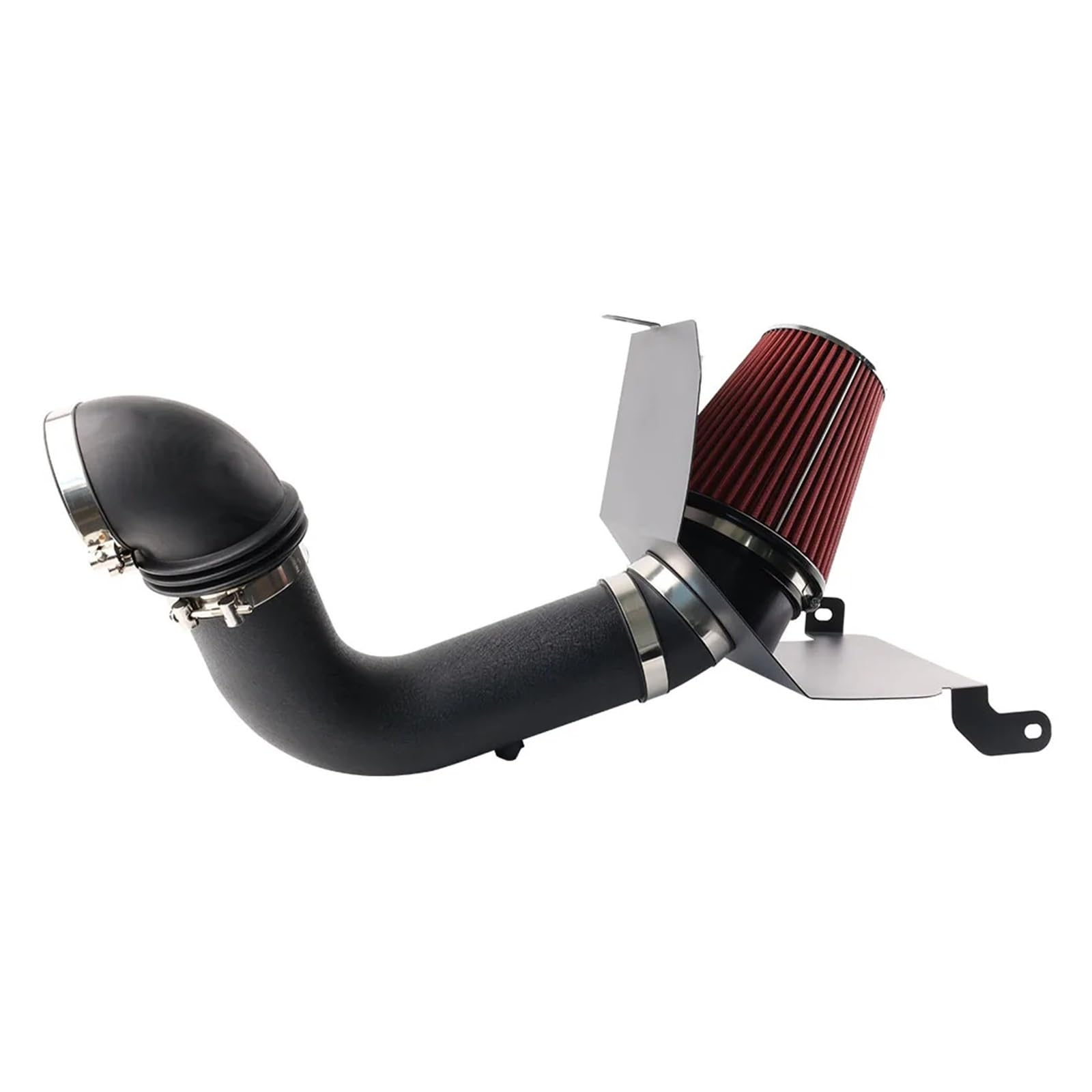 For Dodge For Ram 2500/3500, 5.9L Diesel 2003 2004 2005 2006 2007 Black Tube And Red Filter 4 Inch Intake Pipe Cold Air Intake Kit Automotive Air Intake Pipe