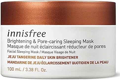 innisfree Tangerine Brightening & Pore Caring Sleeping Mask Treatment , 3.38 Fl Oz (Pack of 1)