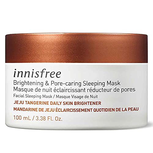 innisfree Tangerine Brightening & Pore Caring Sleeping Mask Treatment , 3.38 Fl Oz (Pack of 1)