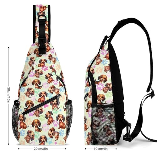 Checkered Chessboard Flag Large Capacity Sling Bag Cross Chest Bag Travel Hiking Crossbody Bag Daypack for Women Men2