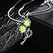 Tmianya Teens Glow Accessoires In Für Frauen Fluoreszierende Halskette Steinhalskette The Dark Girls Badezimmer Regal (Green, One Size)