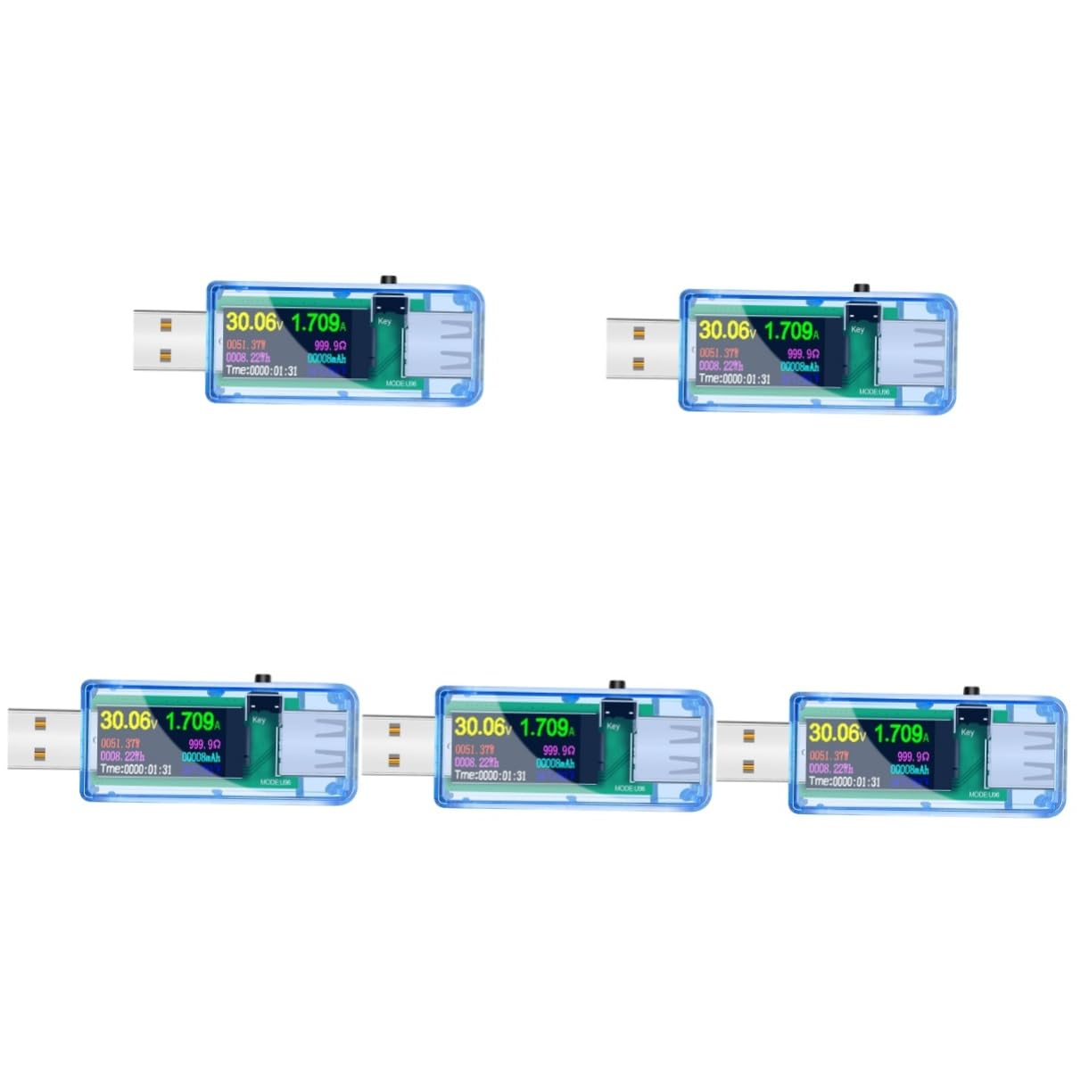 Gadpiparty 5 Pezzi Multimetro Per Misurazione Tester Digitale Misuratore Di Tensione Indicatori Di Potenza