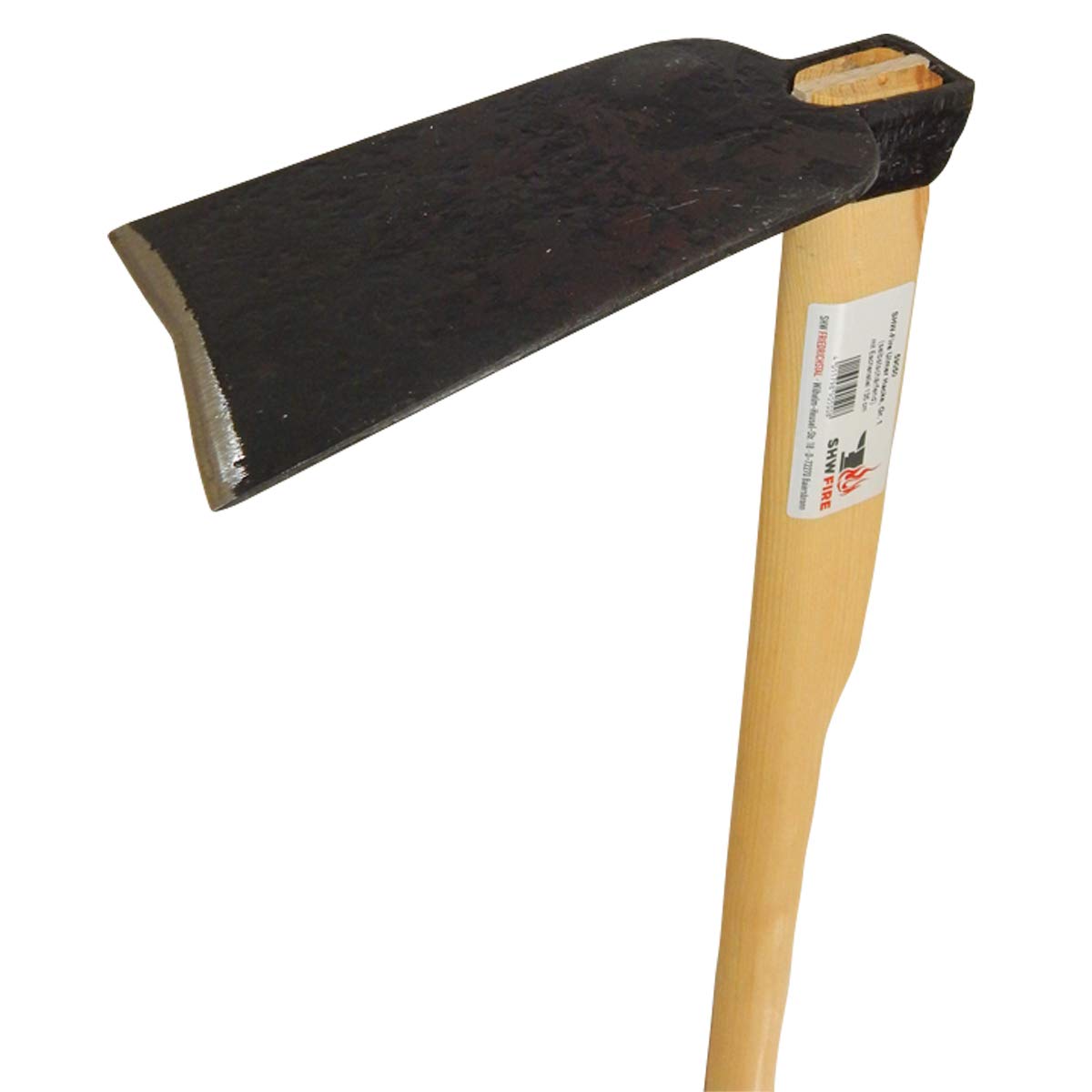 SHW-FIRE Ulmer Gartenhacke, geschmiedeter Stahl und Eschenholzstiel 135cm