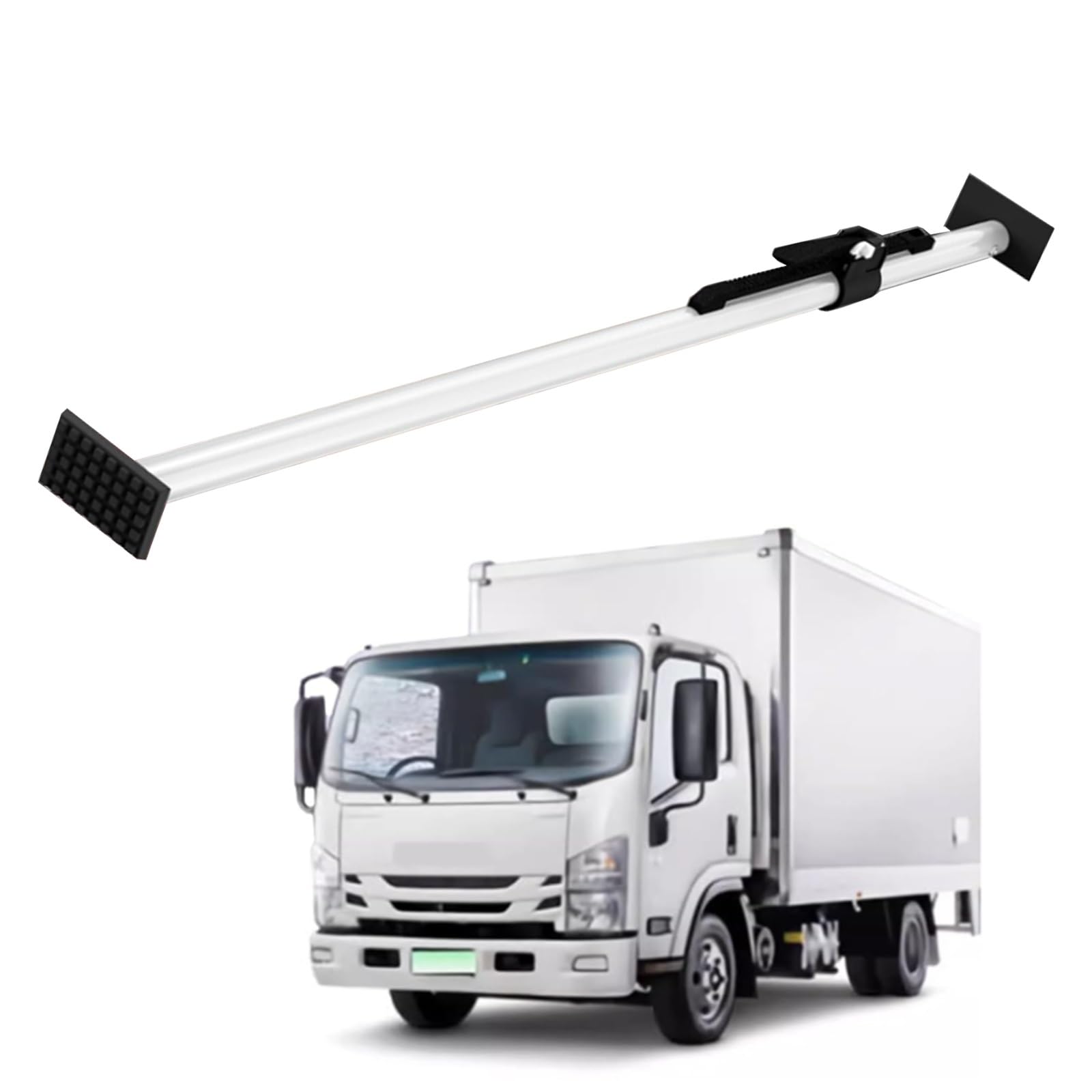 barra fermacarico per camion Barra di carico a cricchetto per pianale di camioncino - 6 6.6 6.9 7.7 7.7 piedi, barra di carico estensibile per evitare che gli oggetti scivolino nel pianale di camion,
