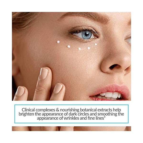 Firming and Brightening Eye Cream with Caffeine - Caffeine Eye Cream for Dark Circles and Puffiness with Collagen and Niacinamide - Moisturizing Under Eye Cream for Wrinkles and Fine Lines - 0.5 Fl Oz