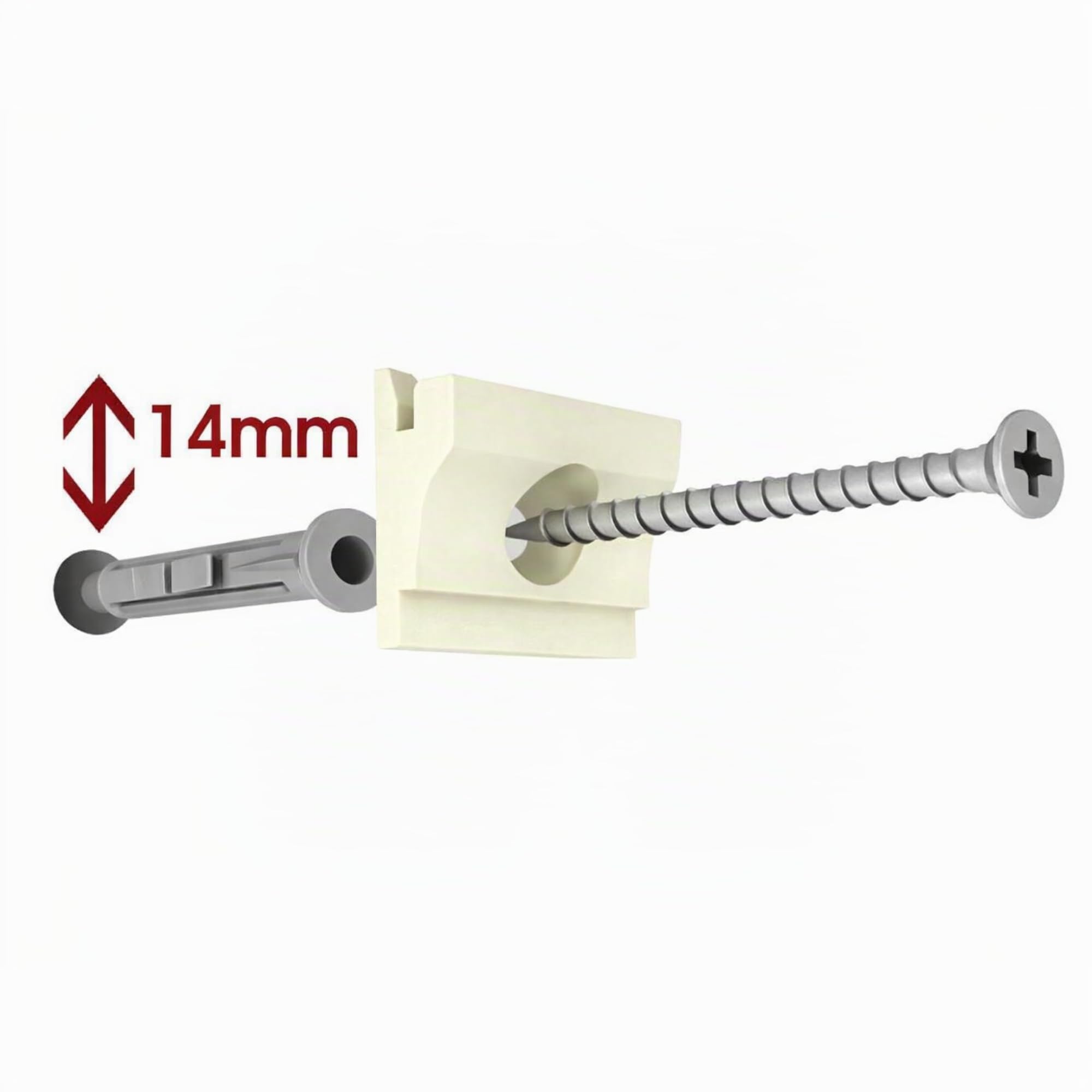 Colgar cuadros sin agujeros - Pack Basic RM | Ganchos para colgar incluidos | Guía de aluminio 150 cm | Soporta hasta 35 kg/ml | Ideal oficinas, galerías y bibliotecas (Guia Plata, 150cm)