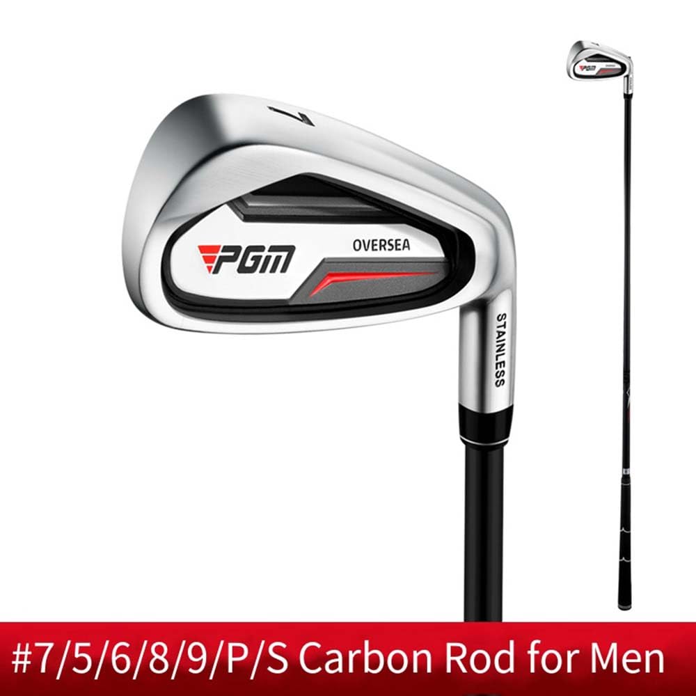 Hierro de golf individual varilla carbono acero No.5 No.6 No.7 No.8 No.9 No.P No.S palos golf diestros