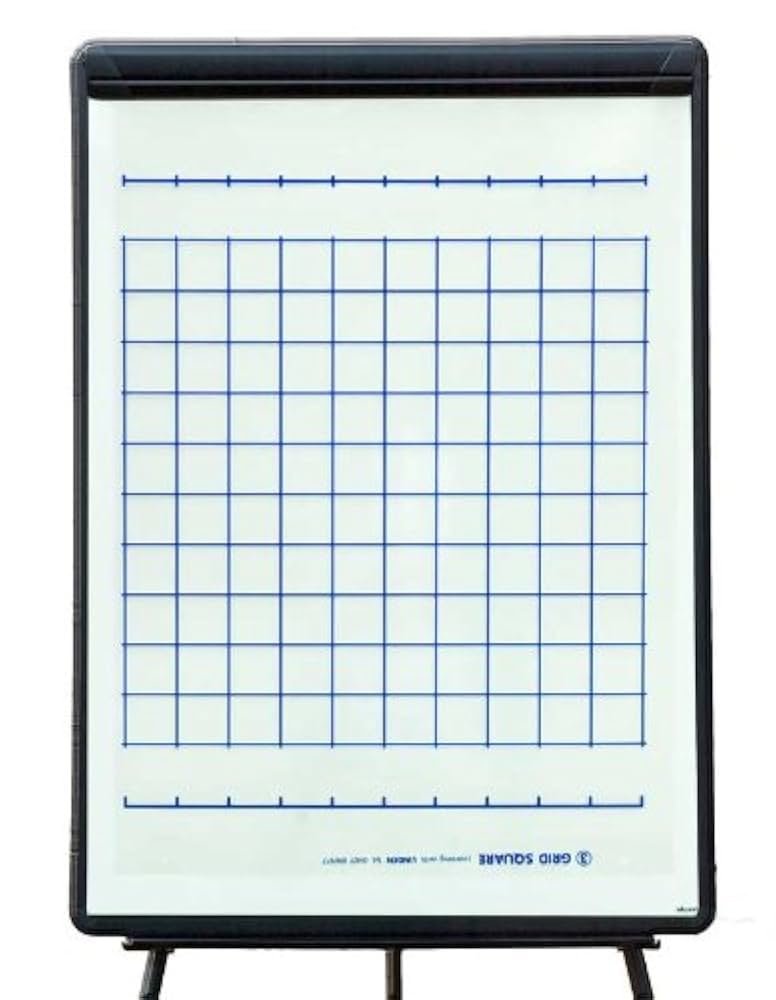 GRID Overlay (code 39b) Pack Of 6 Roll Up Plastic Sheet Pre-printed