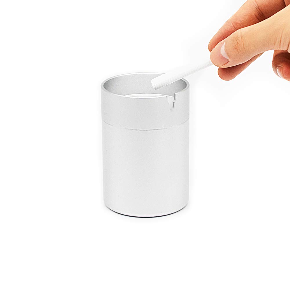 Cendrier Métallique élégant Pour Voiture Et Maison Avec Couvercle