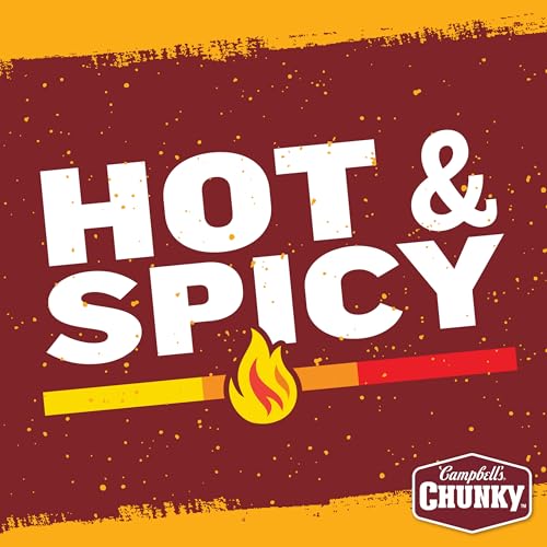 Image of Campbell's Chunky Hot and Spicy Chili With Beans, 15.25 oz Microwavable Bowl (Pack of 3)