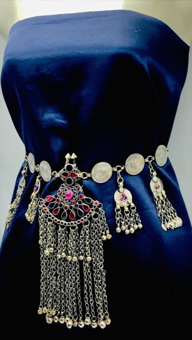 Handmade Vintage Kuchi belt, Coins Belly Dance Costume Statement Belt, Tribal Belt, Belly Dancing Belt, Tribal Fusion, Body Jewelry4