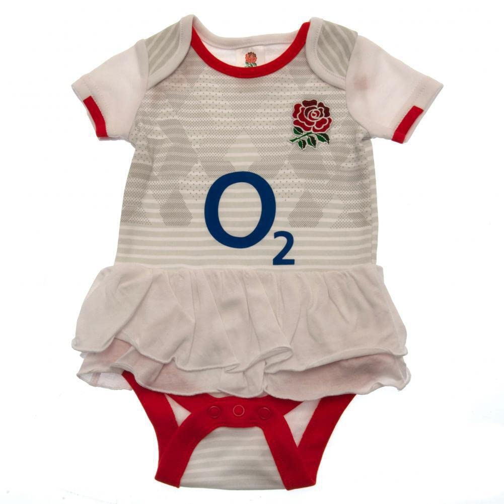 England Rfu Rugby Women's White Baby Girls Tutu | | 2020/21 (6-9 Months)