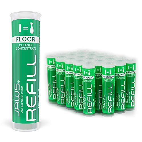 JAWS Hardwood Floor Cleaner Refill Pods. Box of 24. Refillable Cleaning Supplies.