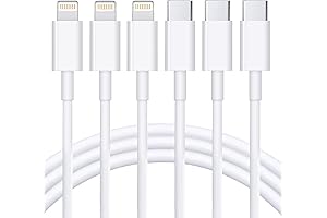 iPhone Cable 3-Pack: Lightning Cable with MFi Certification