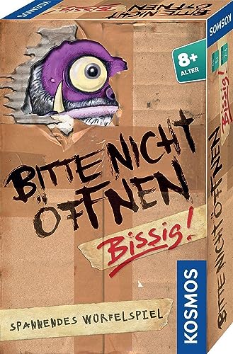 Kosmos 712655 Bitte Nicht öffnen - Bissig! Mitbringspiel Kinderbuch, lustiges Kinderspiel