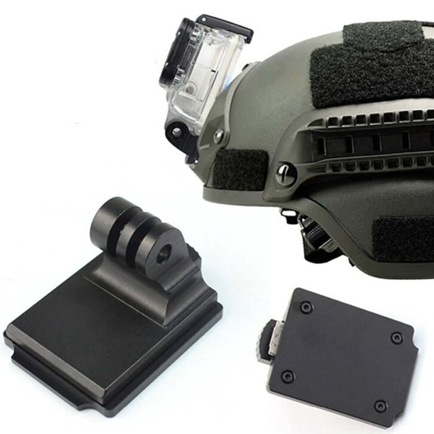 Lupholue Aluminum NVG Helmet Mount Compatible for GoPro Hero