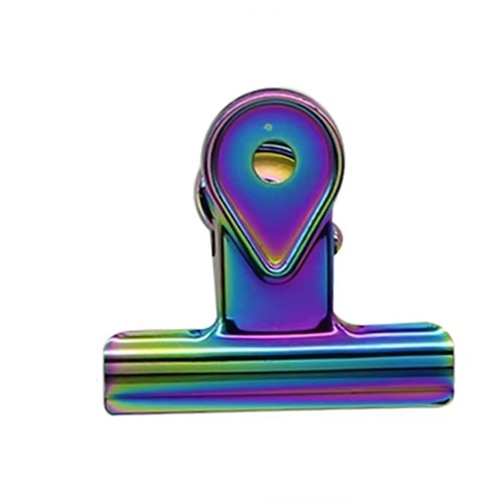 Binder Clips 5Pcs Metal Binder Clips Paper Memo File Document Clips Office School Stationery Clothespin Bag Sealing Dovetail Clip Bookmark(M)