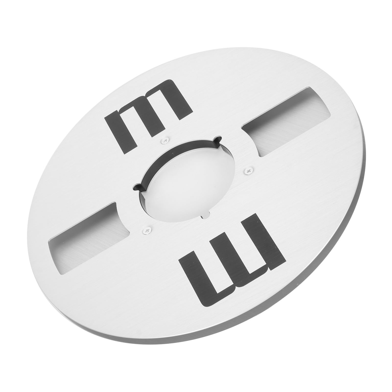Offene 10,5 Zoll Aufwickelspule, leere Tonbandspule aus Aluminiumlegierung mit 4 Löchern für professionelle Tonstabilität