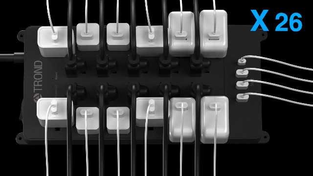 Watch TROND 22 Outlets Surge Protector Power Bar with USB C, Black on ...