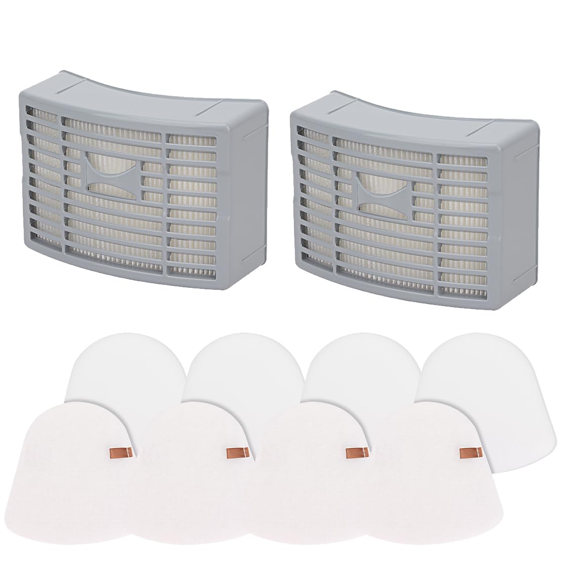 Vacuum Filters Replacement for Shark Powered Lift-Away DLX NV580 Series NV581, NV581Q, NV585, NV586, 2 HEPA Filter, 4 Foam &amp; 4 Faux Felt Filters - Compare to Part # XFFT580 &amp; XHEP580