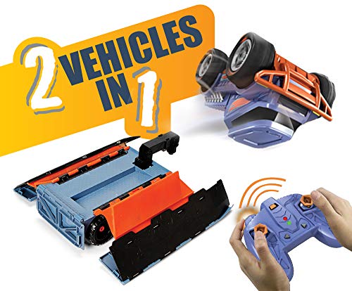 Hot Wheels R/c Trick Truck Transforming Stunt Park Vehicle miniatura 6