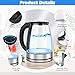 Imagen de hervidor de agua de cristal de 1,8 L, 1500 W