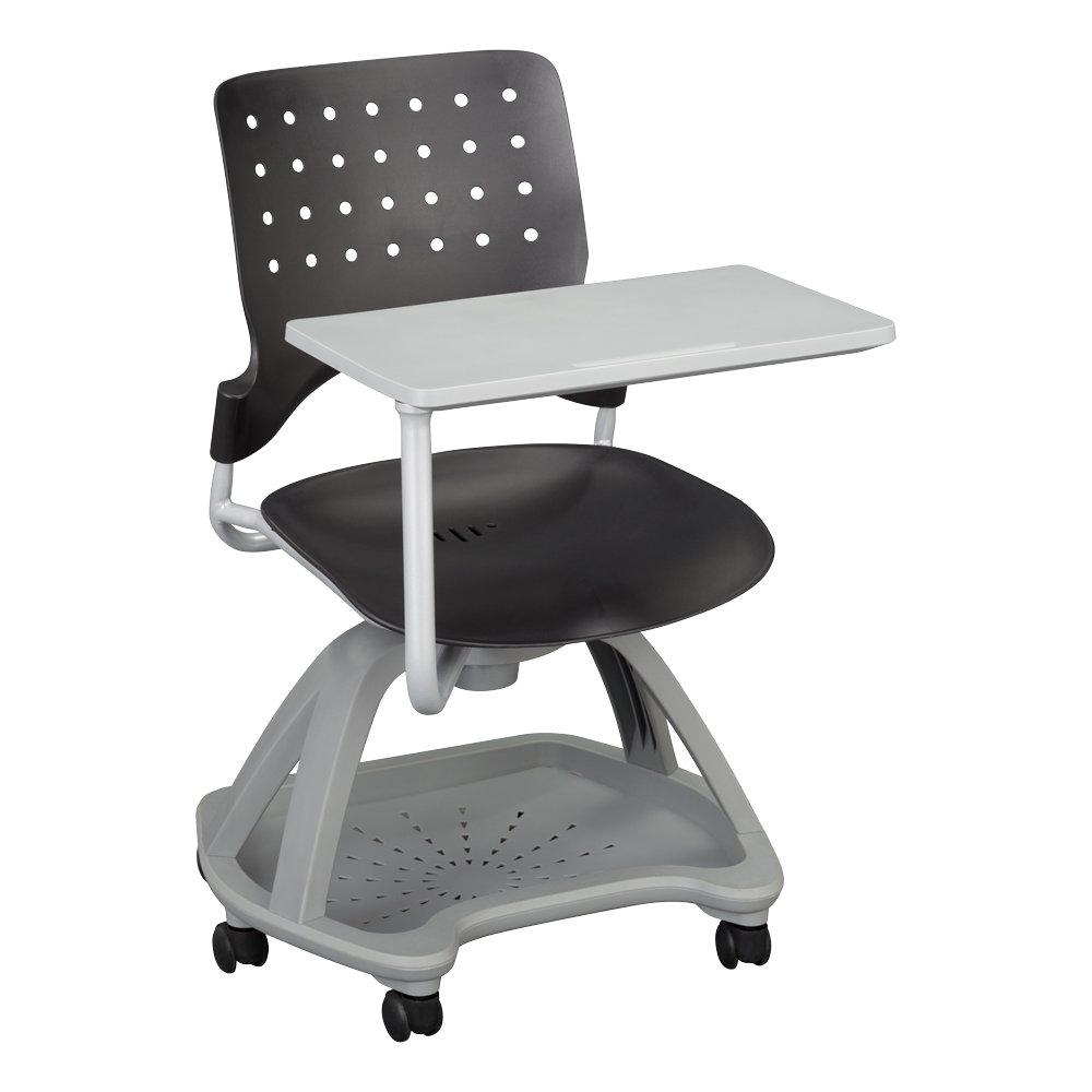 Learniture Ballard Series Mobile Tablet Arm Chair with Book