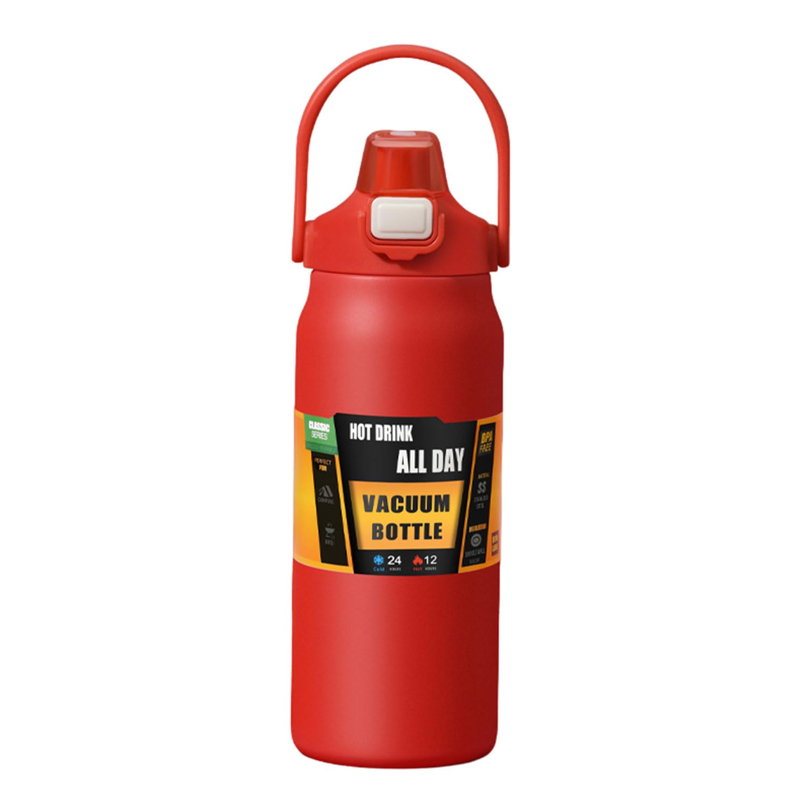 Elnwnnkc Belly Mug 304Stainless Steel Travel Cup Insulated Drinkware Portable Coffee Mug for Sport School Use Sports Bottle